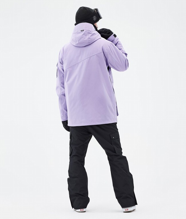 Men Dope Adept Snowboard Jackets Purple | KNIGLDR-85