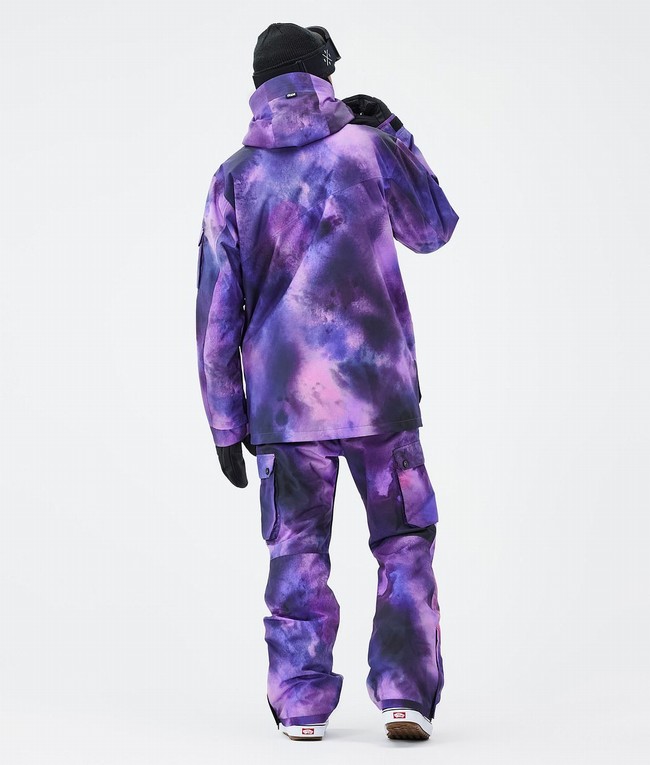 Men Dope Adept Snowboard Jackets Purple | NHAGFCY-79