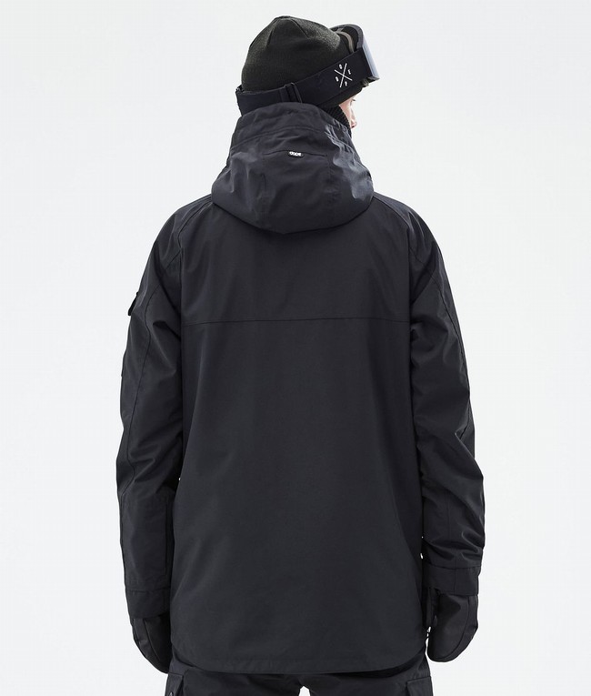 Men Dope Akin Ski Jackets Black | SUNPLTQ-70