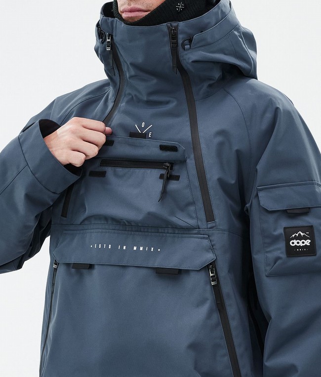 Men Dope Akin Ski Jackets Blue | KUAPSFY-70