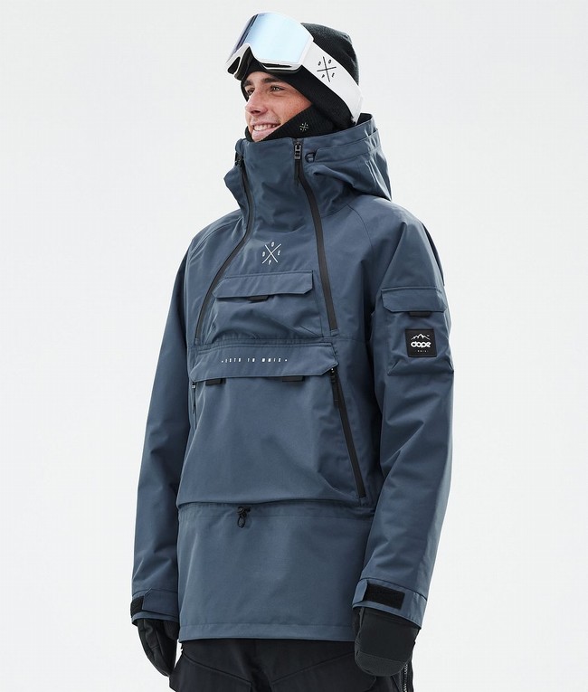 Men Dope Akin Ski Jackets Blue | KUAPSFY-70