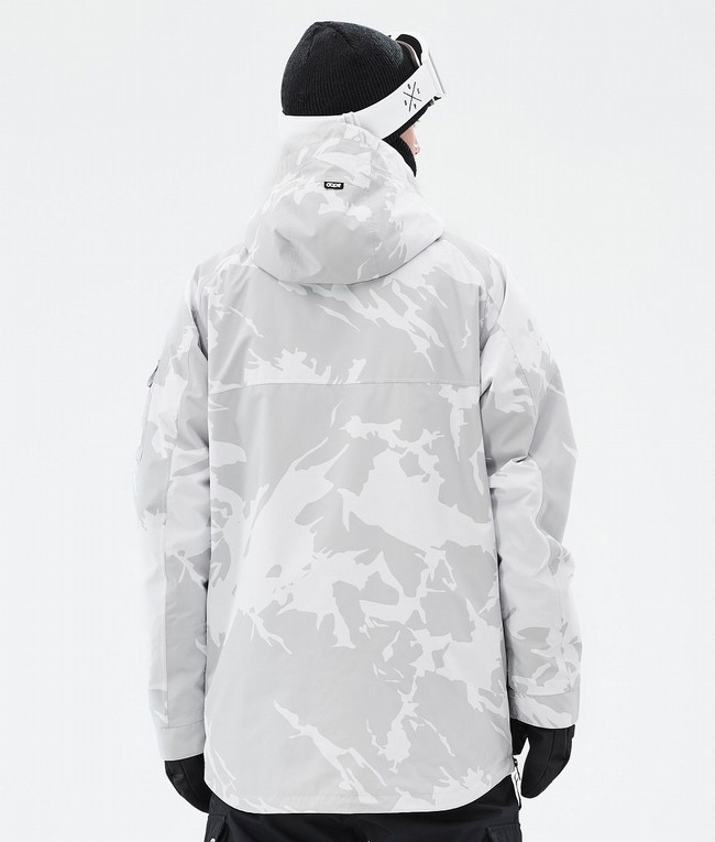 Men Dope Akin Ski Jackets Grey / Camo | IEVTZDY-71