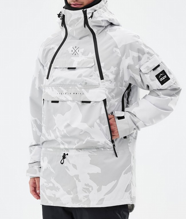 Men Dope Akin Ski Jackets Grey / Camo | IEVTZDY-71