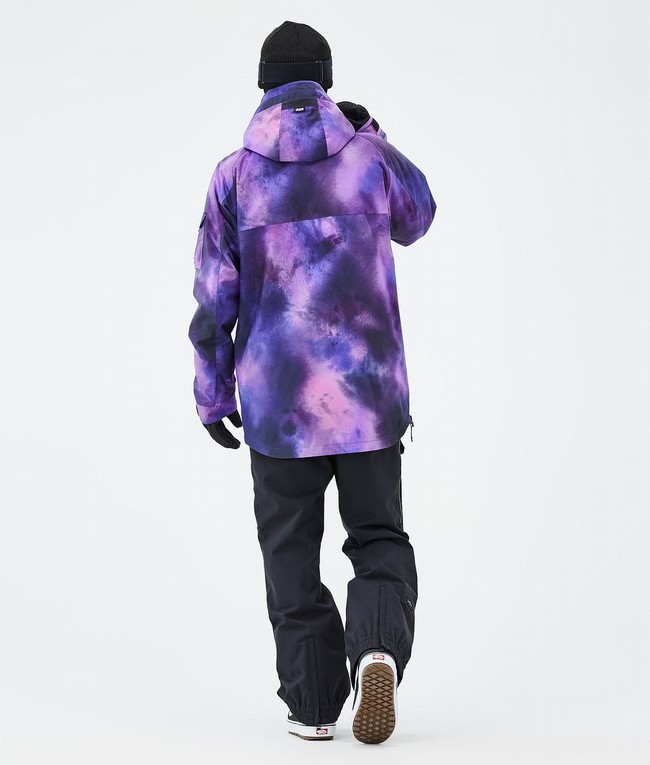 Men Dope Akin Snowboard Jackets Purple | XAOWSQI-83