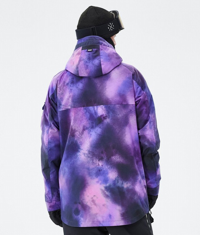 Men Dope Akin Snowboard Jackets Purple | XAOWSQI-83