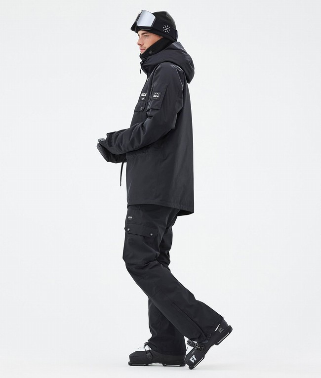 Men Dope Annok Ski Jackets Black | JRNYFHW-68