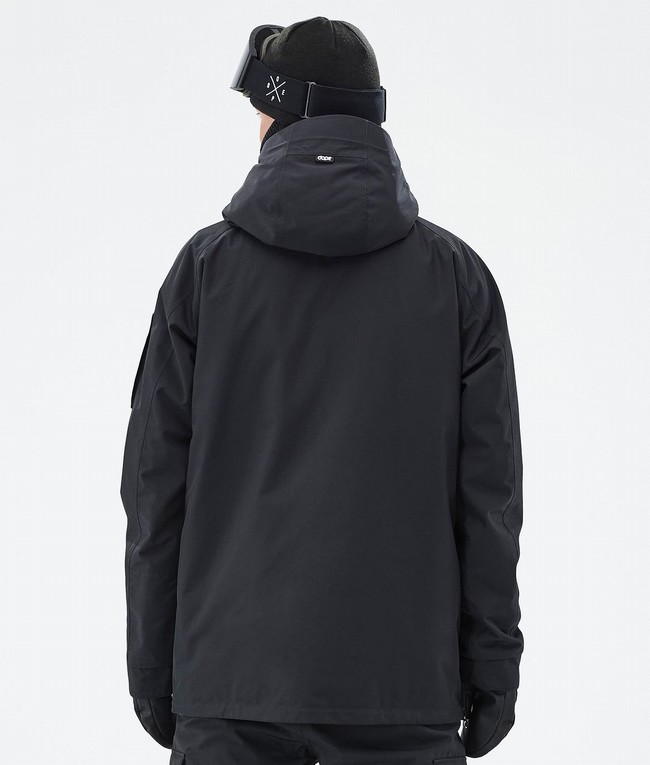 Men Dope Annok Ski Jackets Black | JRNYFHW-68