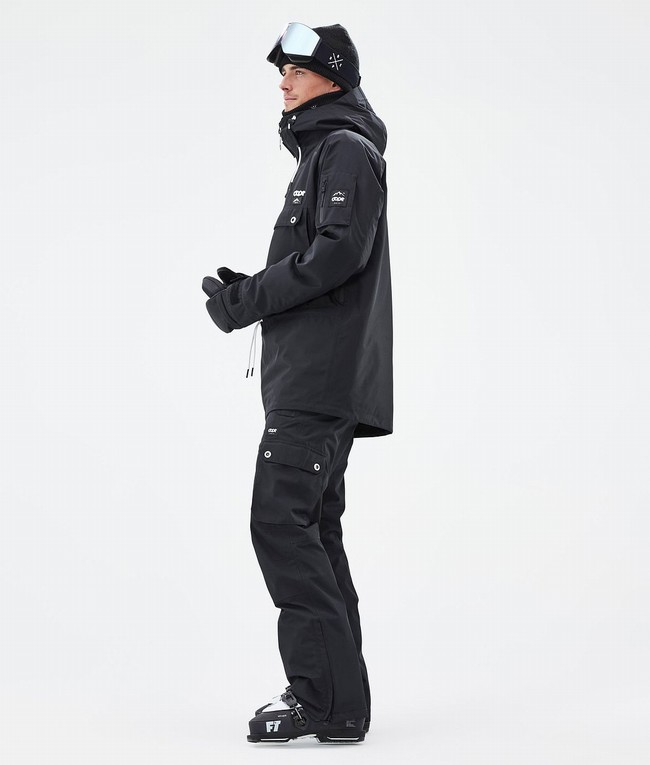 Men Dope Annok Ski Jackets Black | ZVJRWPO-86