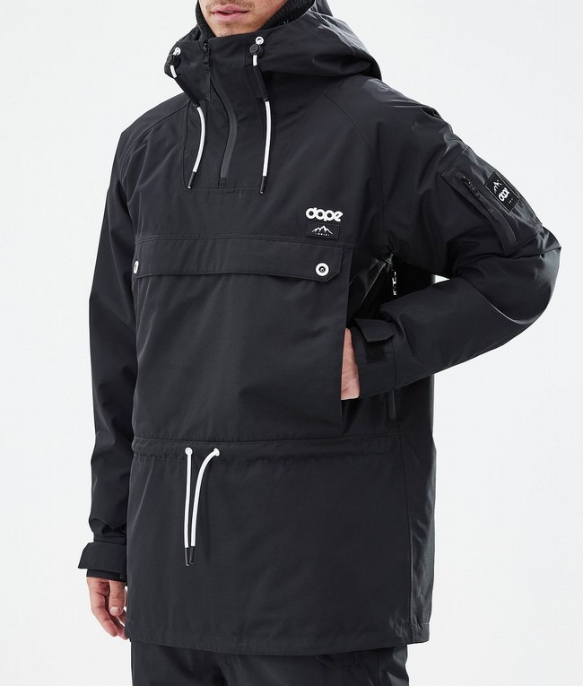 Men Dope Annok Ski Jackets Black | ZVJRWPO-86