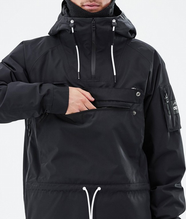 Men Dope Annok Ski Jackets Black | ZVJRWPO-86