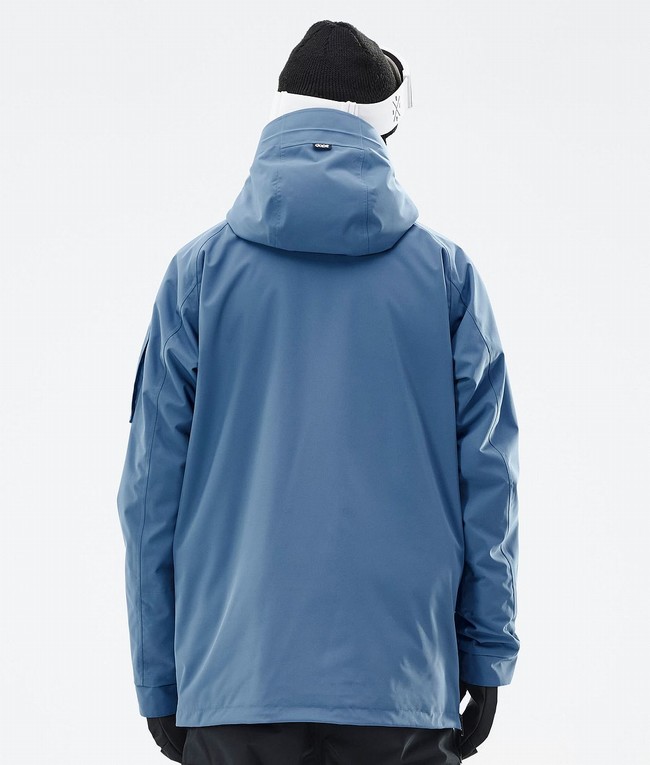 Men Dope Annok Ski Jackets Blue / Grey | AQOEFCS-29