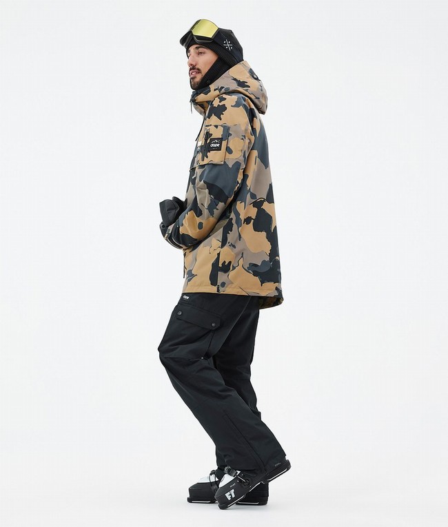 Men Dope Annok Ski Jackets Camo | GSXAYUK-75