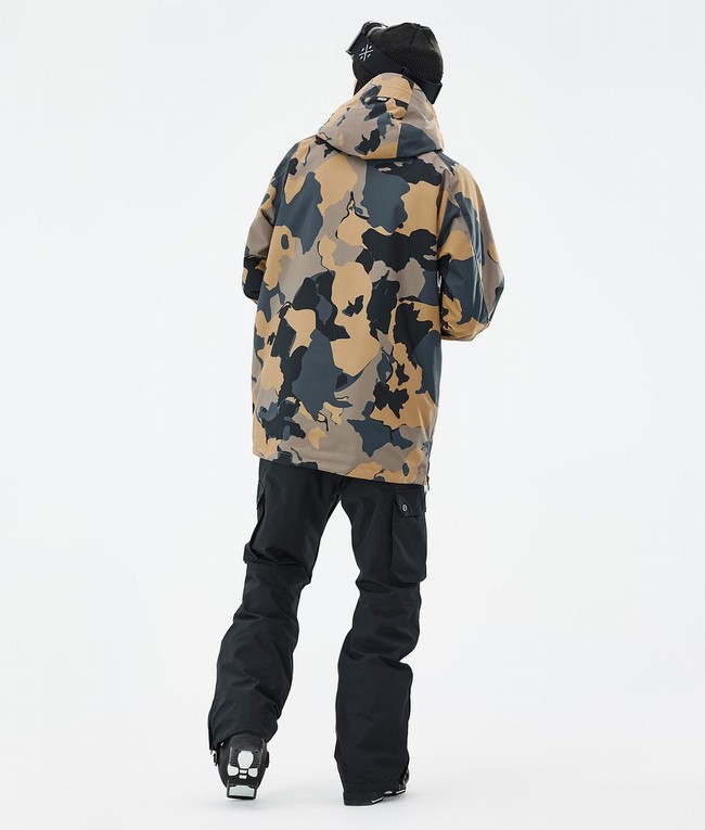 Men Dope Annok Ski Jackets Camo | GSXAYUK-75