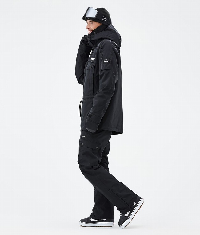 Men Dope Annok Snowboard Jackets Black | NXWSOPU-65