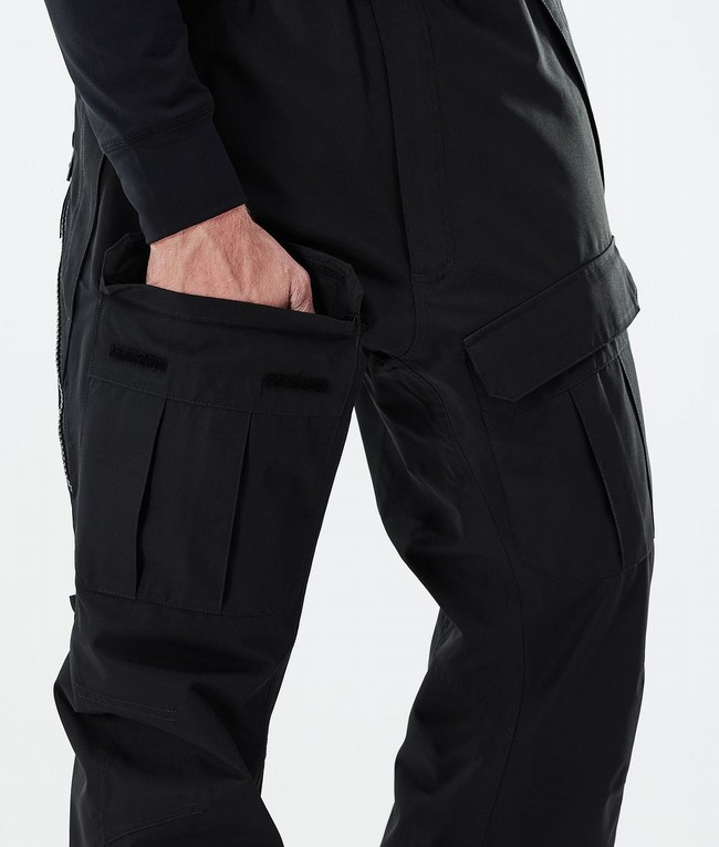 Men Dope Antek 2021 Ski Pants Black | IUXOFAD-16