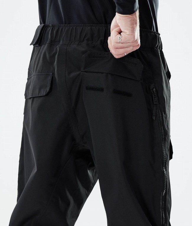 Men Dope Antek 2021 Ski Pants Black | IUXOFAD-16