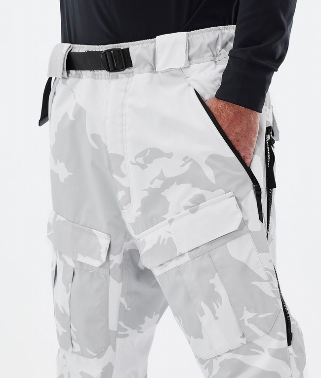 Men Dope Antek 2022 Ski Pants Grey / Camo | NQIALWV-82