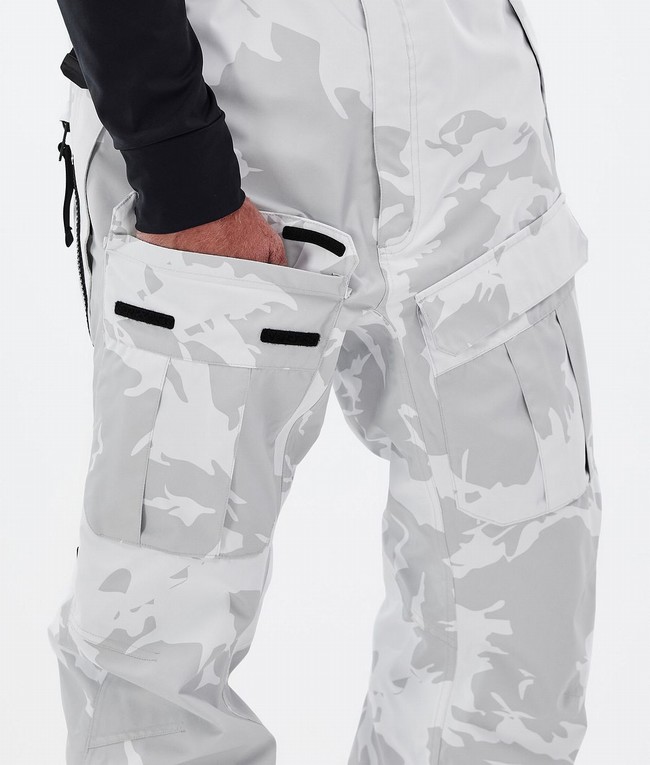 Men Dope Antek 2022 Ski Pants Grey / Camo | NQIALWV-82