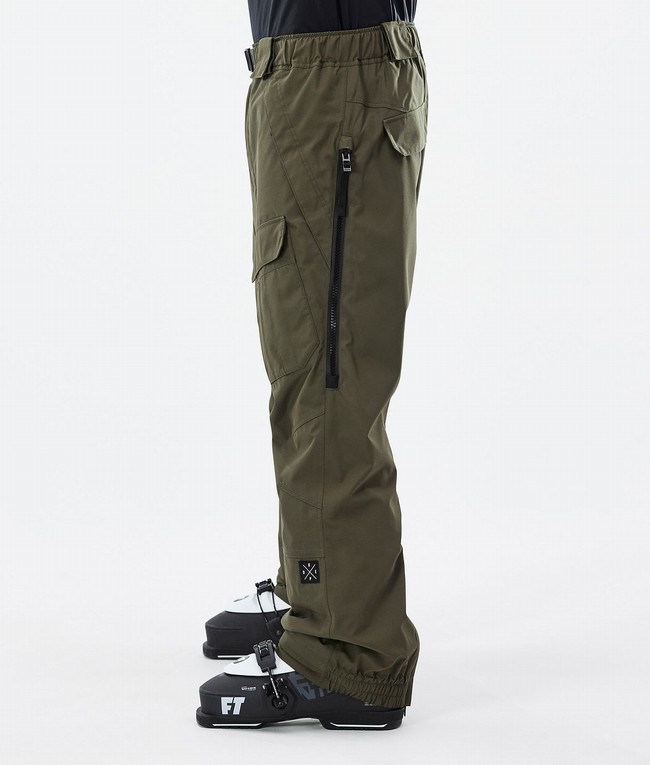 Men Dope Antek 2022 Ski Pants Olive / Green | RMQKVBG-09