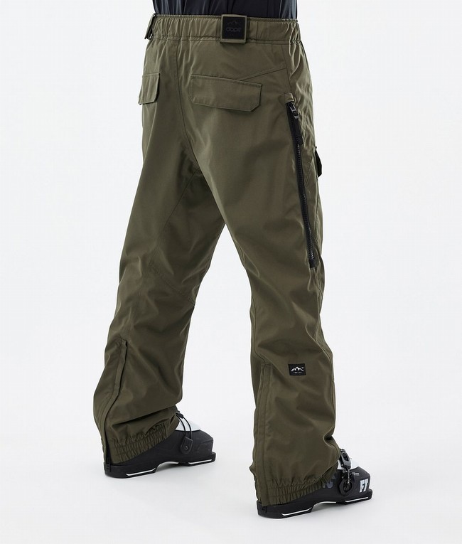 Men Dope Antek 2022 Ski Pants Olive / Green | RMQKVBG-09