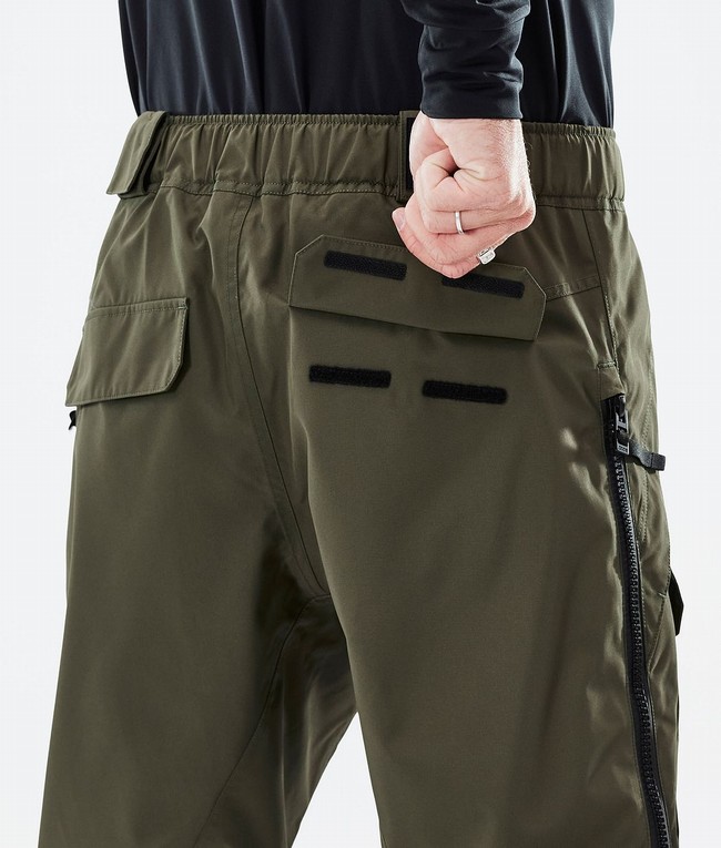 Men Dope Antek 2022 Ski Pants Olive / Green | RMQKVBG-09