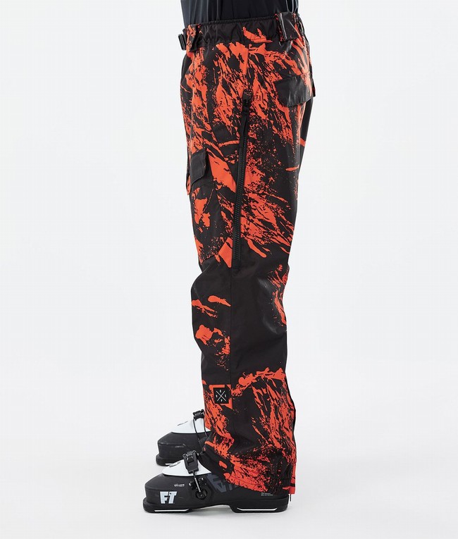 Men Dope Antek 2022 Ski Pants Orange | DHVBZOJ-85