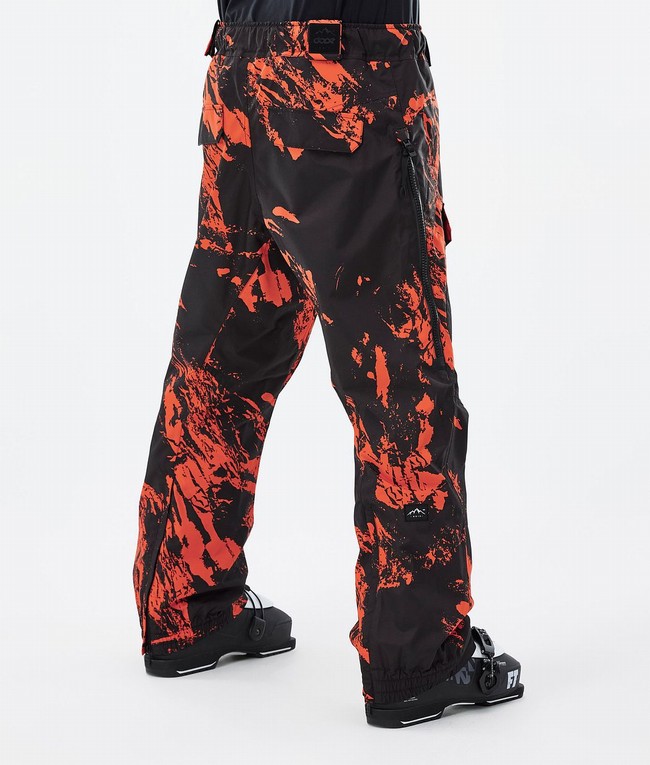 Men Dope Antek 2022 Ski Pants Orange | DHVBZOJ-85