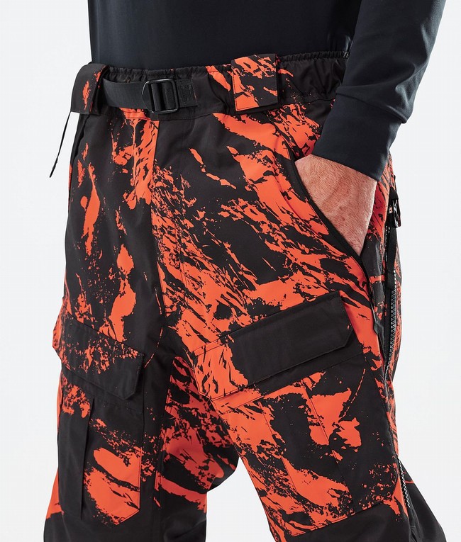 Men Dope Antek 2022 Ski Pants Orange | DHVBZOJ-85