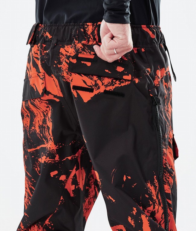 Men Dope Antek 2022 Ski Pants Orange | DHVBZOJ-85