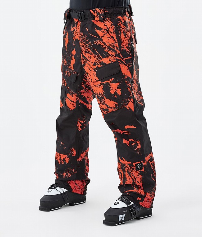 Men Dope Antek 2022 Ski Pants Orange | DHVBZOJ-85