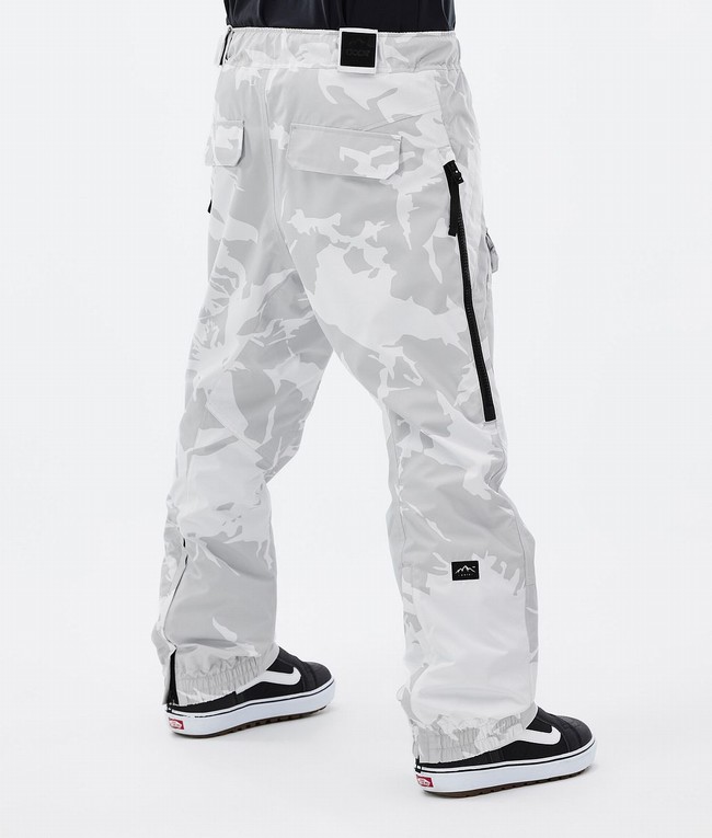 Men Dope Antek 2022 Snowboard Pants Grey / Camo | FXPHBTO-52