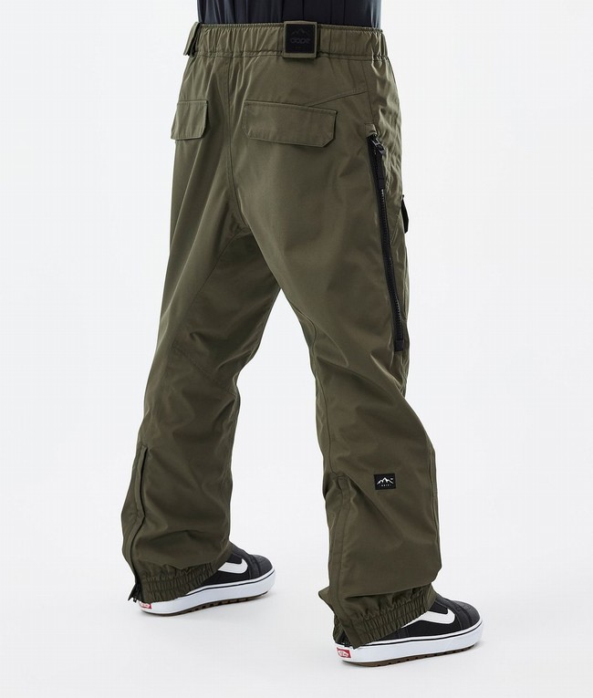 Men Dope Antek 2022 Snowboard Pants Olive / Green | RNSDMCQ-35