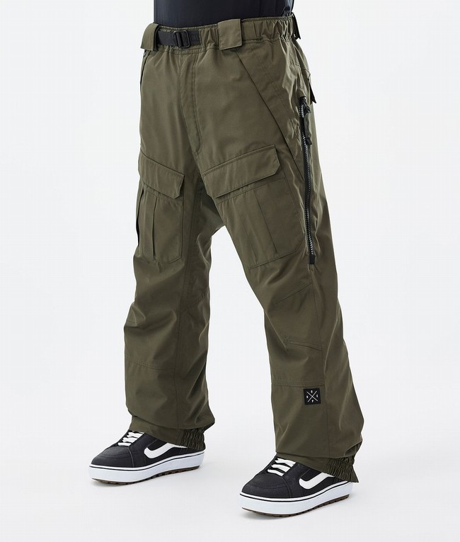 Men Dope Antek 2022 Snowboard Pants Olive / Green | RNSDMCQ-35