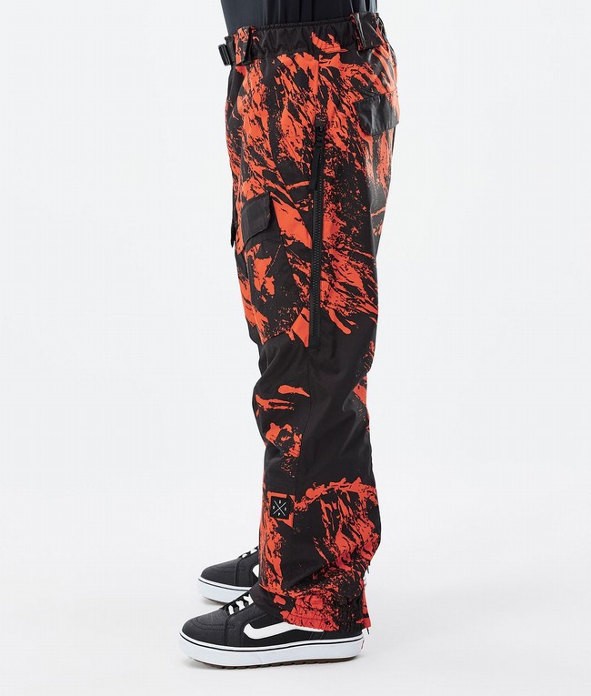 Men Dope Antek 2022 Snowboard Pants Orange | TMFPRBL-01