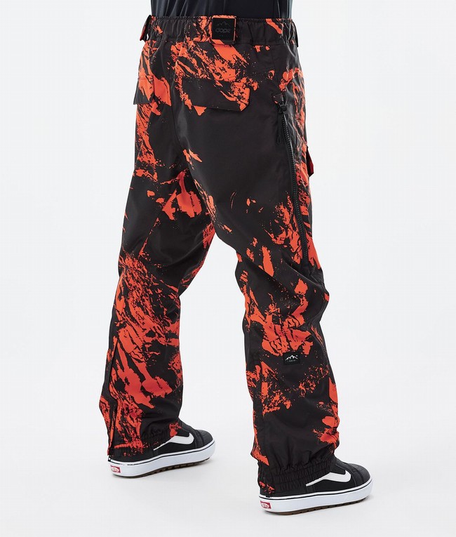 Men Dope Antek 2022 Snowboard Pants Orange | TMFPRBL-01