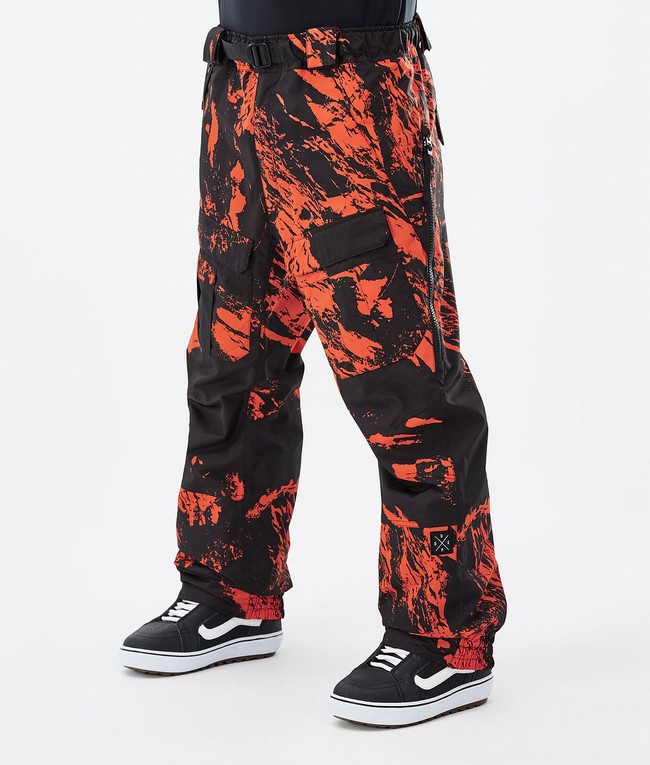 Men Dope Antek 2022 Snowboard Pants Orange | TMFPRBL-01