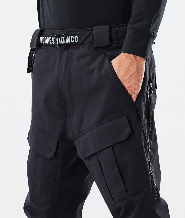 Men Dope Antek Ski Pants Black | NGKRWBX-92