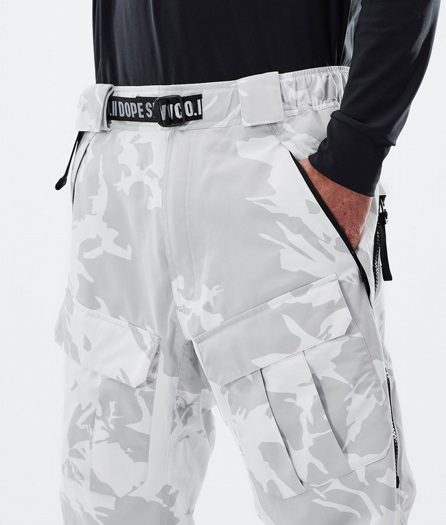 Men Dope Antek Ski Pants Grey / Camo | QGSJNEA-60