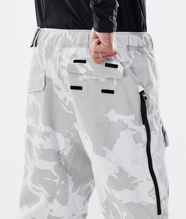 Men Dope Antek Ski Pants Grey / Camo | QGSJNEA-60