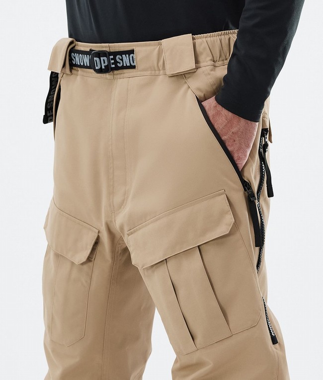 Men Dope Antek Ski Pants Khaki | EGKMUWO-32