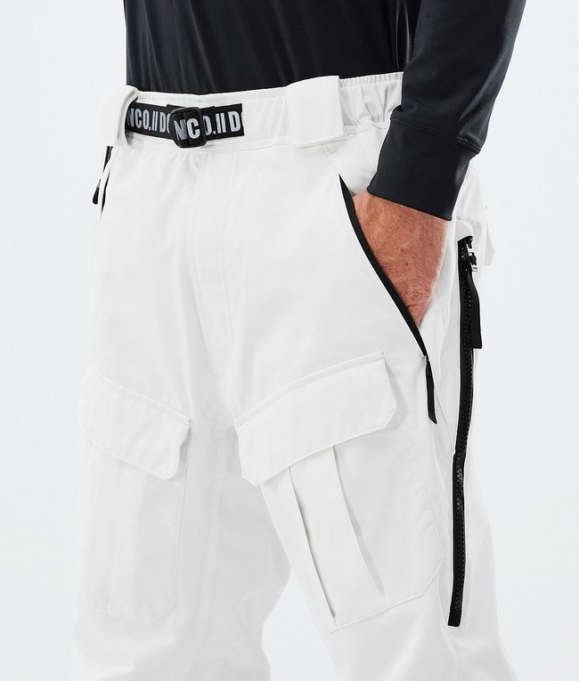 Men Dope Antek Ski Pants White | LYNPEWG-26