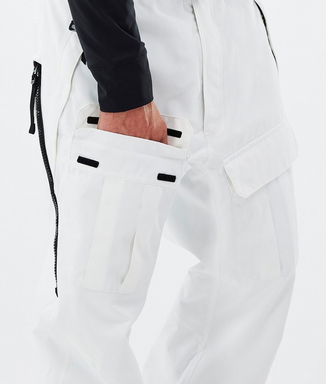 Men Dope Antek Ski Pants White | LYNPEWG-26