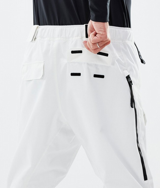 Men Dope Antek Ski Pants White | LYNPEWG-26