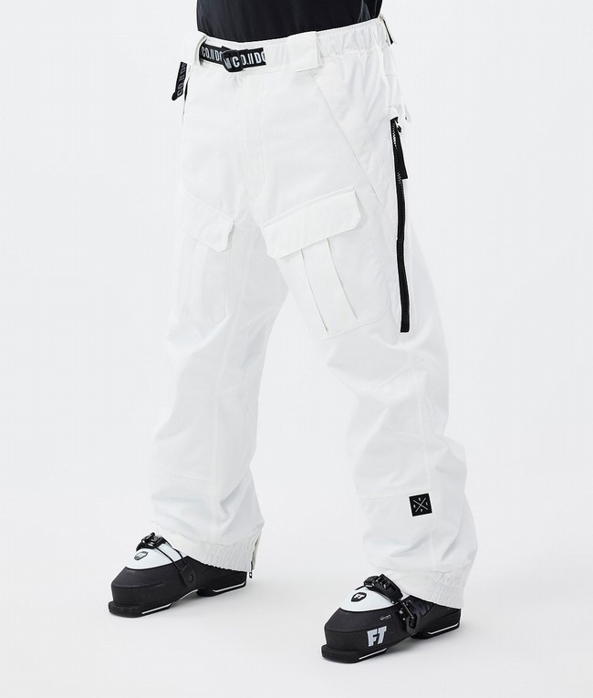 Men Dope Antek Ski Pants White | LYNPEWG-26