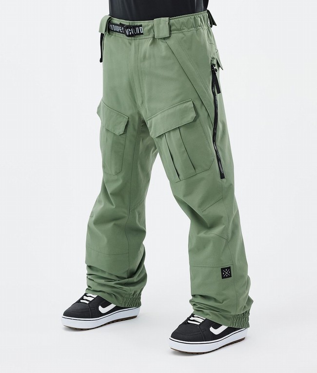 Men Dope Antek Snowboard Pants Green | CIRKXHU-34