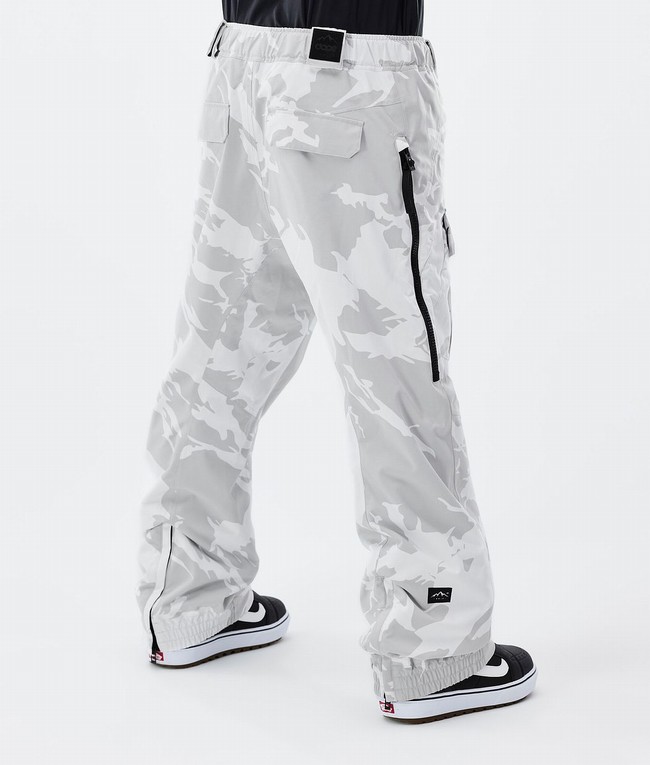 Men Dope Antek Snowboard Pants Grey / Camo | SBPFVLD-04