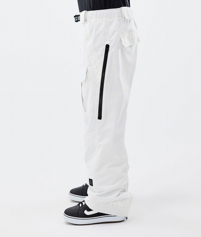 Men Dope Antek Snowboard Pants White | JWRLUTO-40