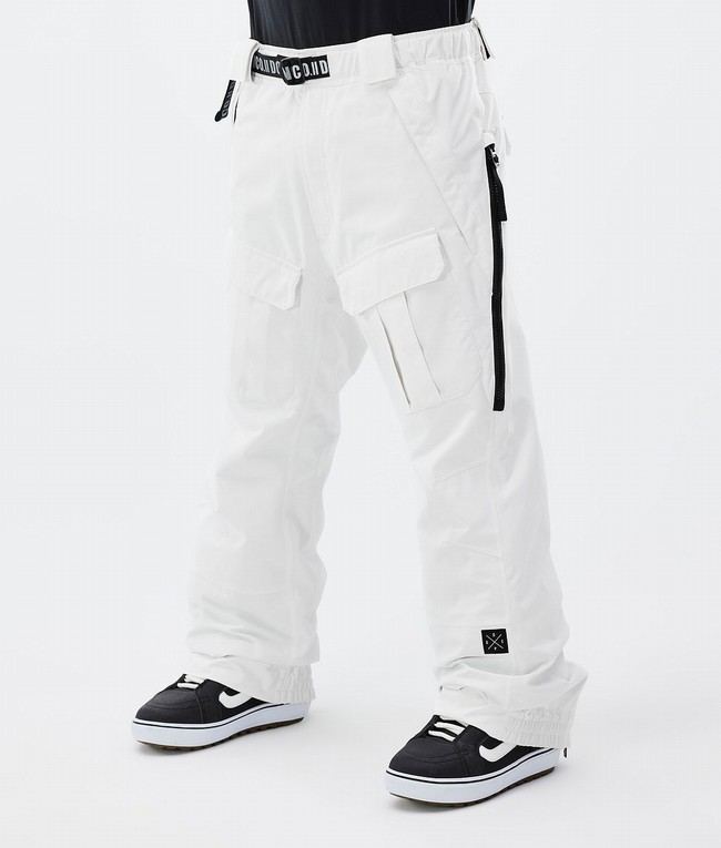 Men Dope Antek Snowboard Pants White | JWRLUTO-40