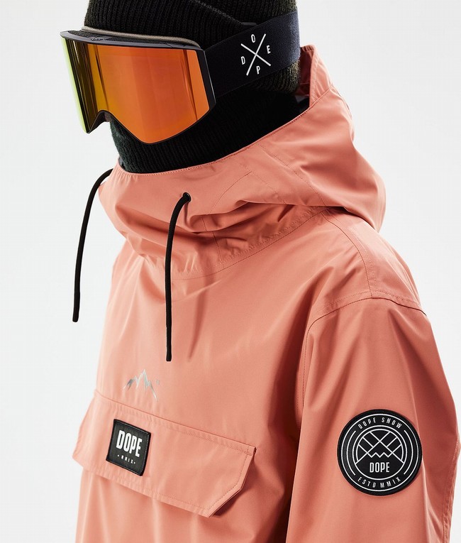 Men Dope Blizzard 2021 Snowboard Jackets Coral | KYRSOUL-16