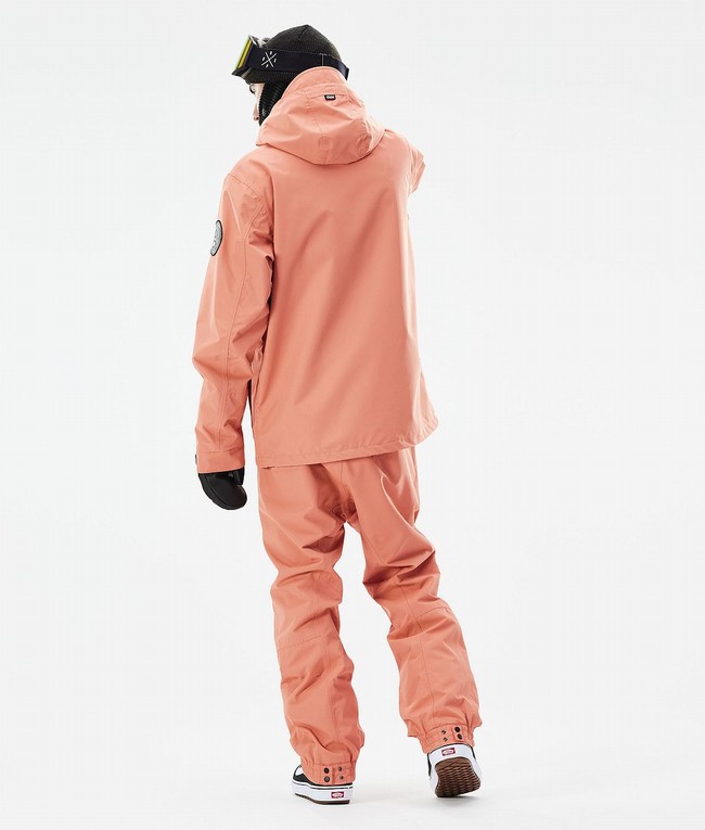 Men Dope Blizzard 2021 Snowboard Jackets Coral | KYRSOUL-16